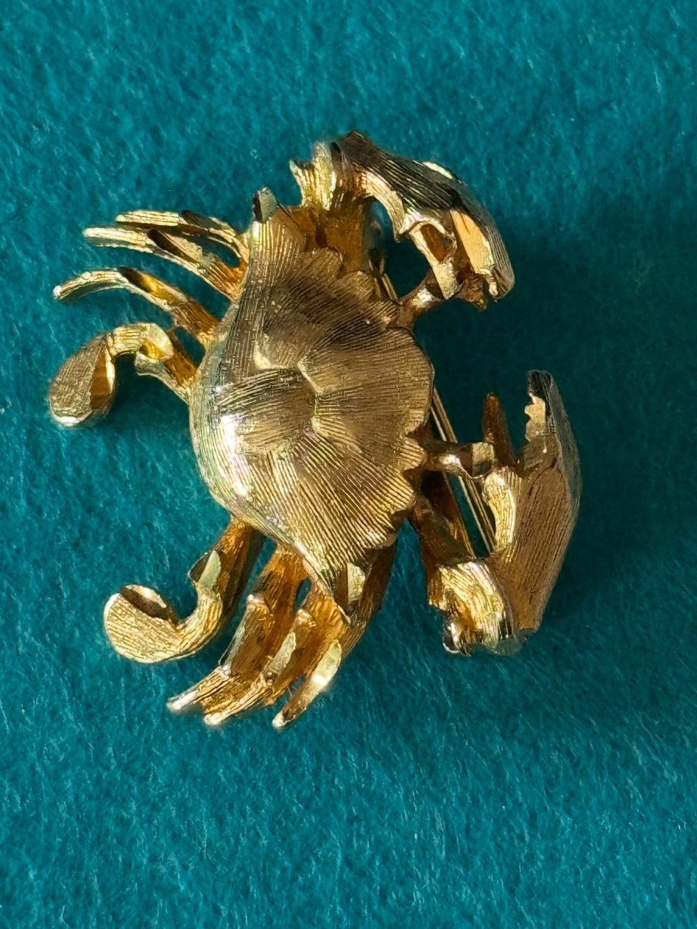 Gold Crab Pin Brooch - Unbranded Women's Jewelry